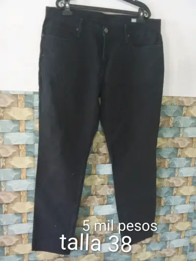Jeans negros talla 38 - miniatura 1
