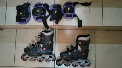 Patines en línea con protecciones - miniatura 2