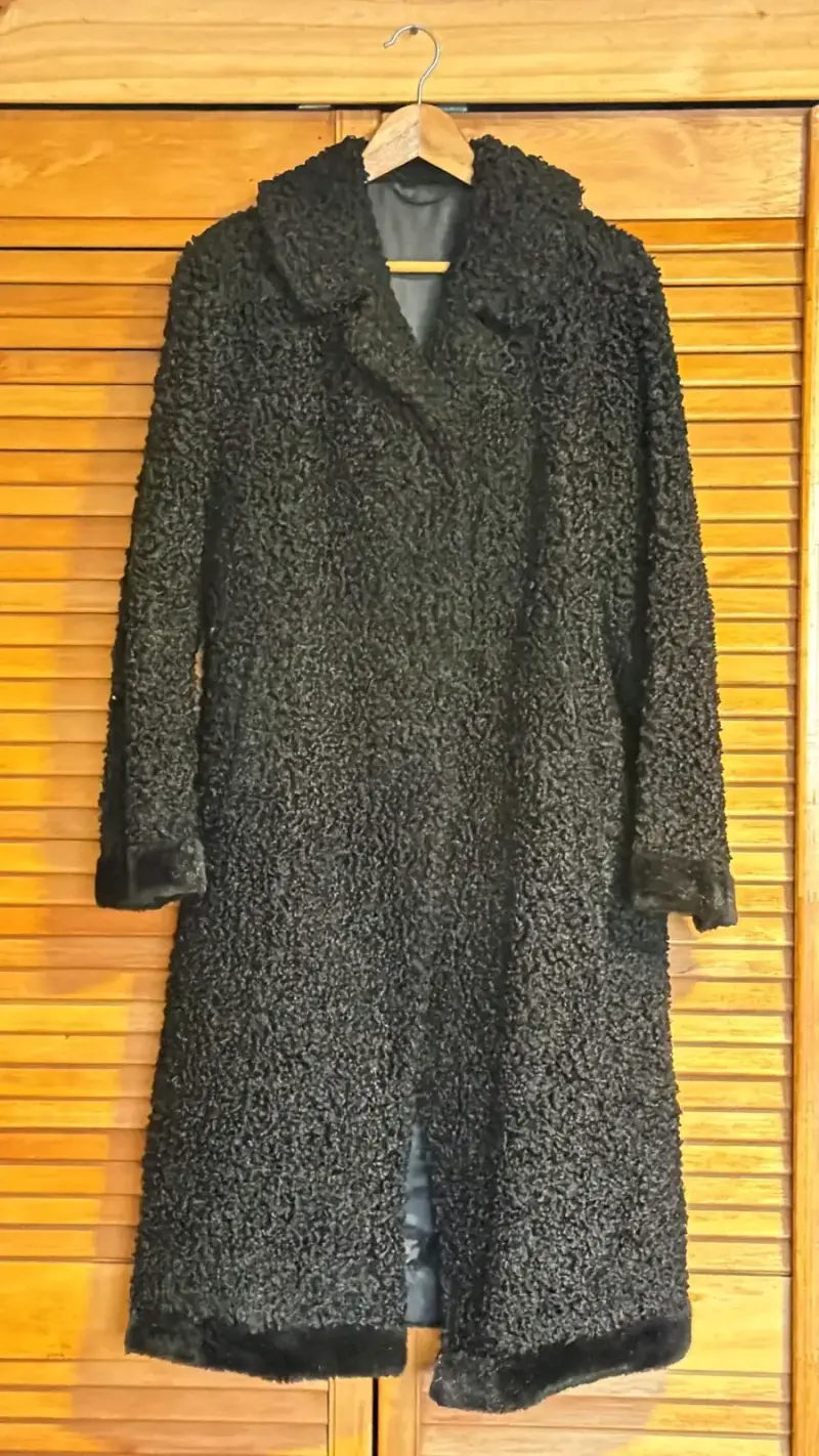Abrigo largo marrón para mujer - 2