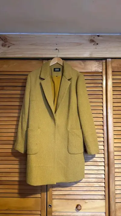 Abrigo largo marrón para mujer - miniatura 5