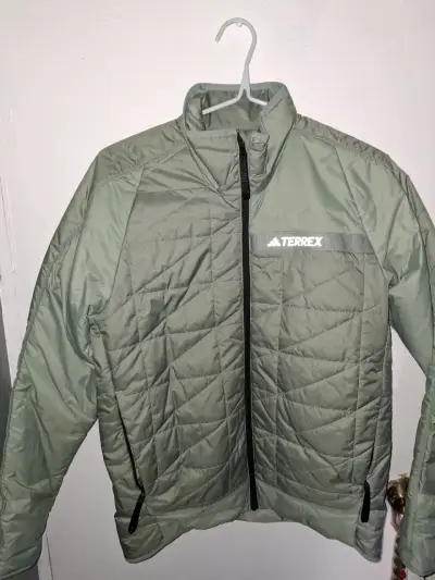 Chaqueta juvenil Adidas Terrex verde para hombre - miniatura 1