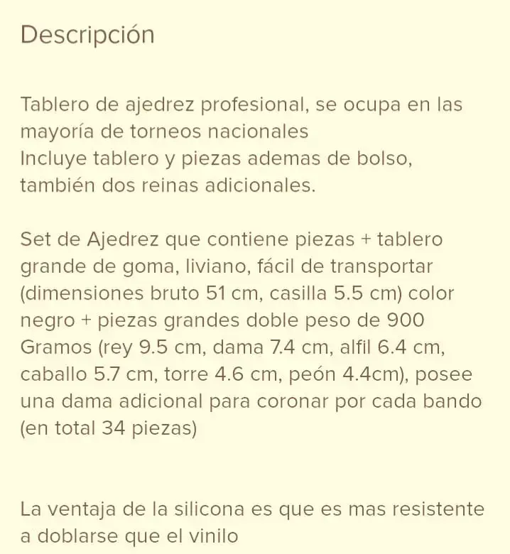 Juego de ajedrez completo NUEVO - 5
