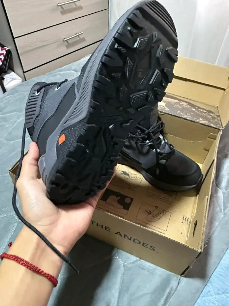 Botas de trekking Lippi gris con negro - 2