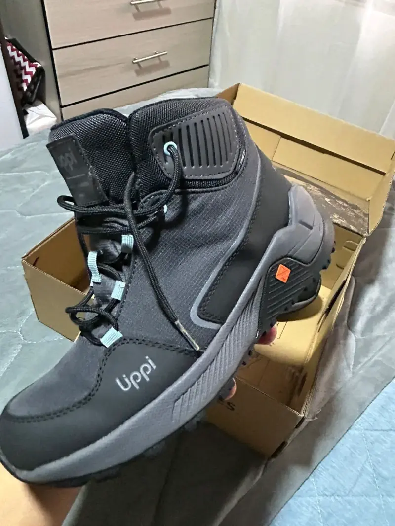 Botas de trekking Lippi gris con negro - 5