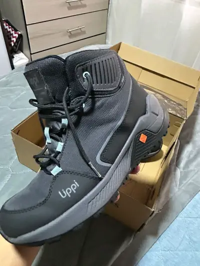 Botas de trekking Lippi gris con negro - miniatura 5