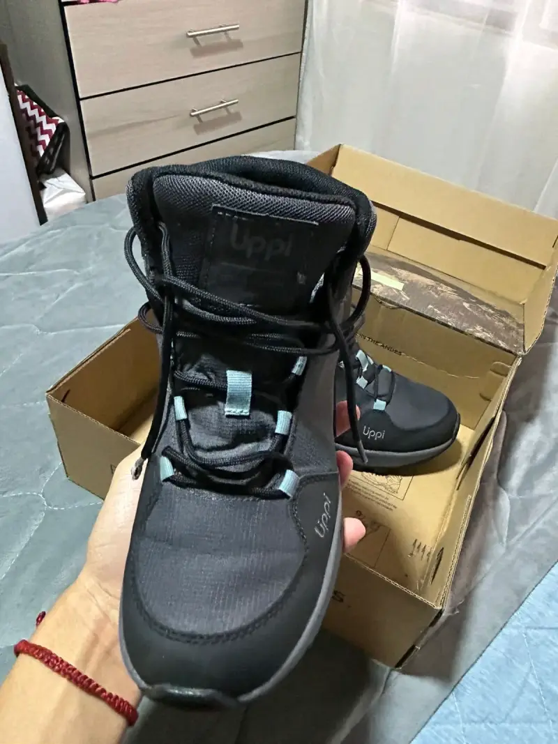 Botas de trekking Lippi gris con negro - 6