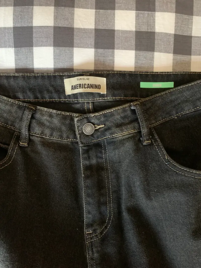 Pantalones cargo negros Americano Talla 4 Poco uso - 3