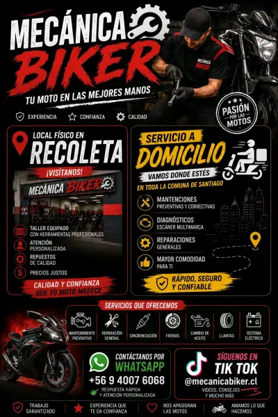 SERVICIO DE MECANICA PARA MOTOS MULTIMARCA - miniatura 1