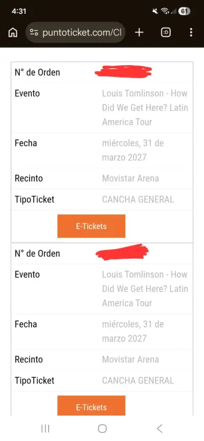 Entradas para Louis Tomlinson Chile concierto 2027 - miniatura 2