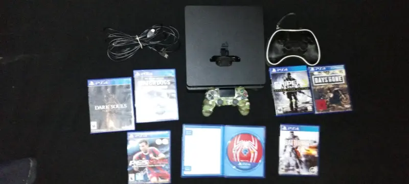 Consola PS4 con juegos incluidos + a - 1