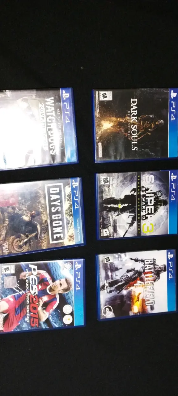 Consola PS4 con juegos incluidos + a - 3