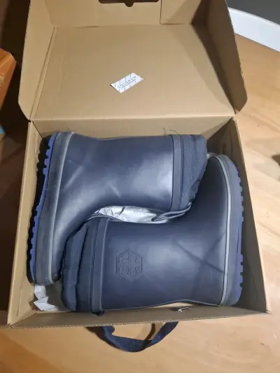 Botas de goma azul para lluvia - miniatura 1