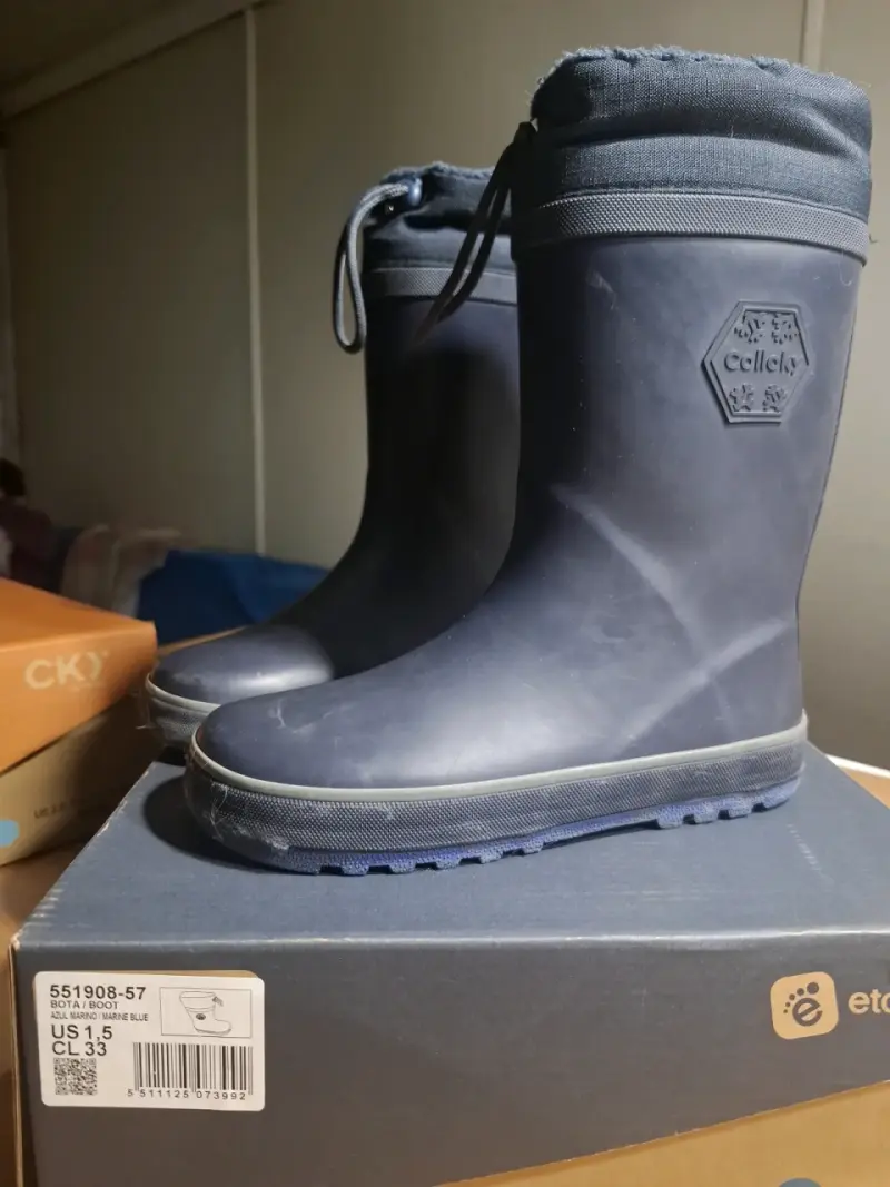 Botas de goma azul para lluvia - 2