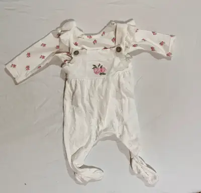 Conjunto Limonada jardinera+polera 3meses - miniatura 1
