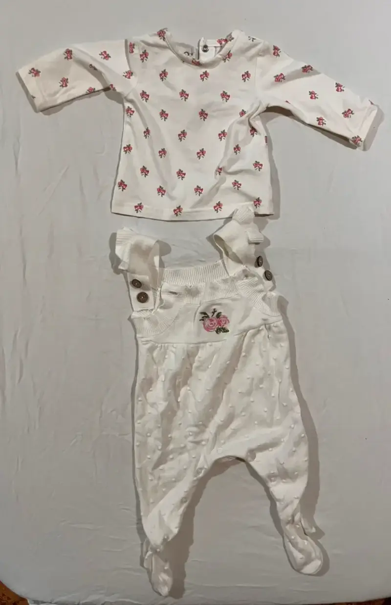 Conjunto Limonada jardinera+polera 3meses - 3
