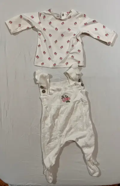 Conjunto Limonada jardinera+polera 3meses - miniatura 3
