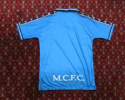 Camiseta retro Manchester City - miniatura 2