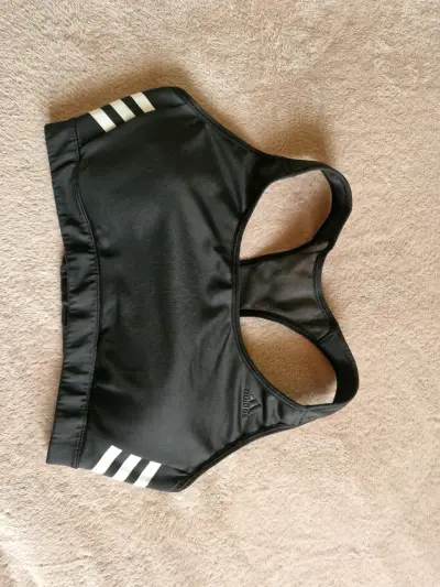 Top deportivo negro Adidas - miniatura 1