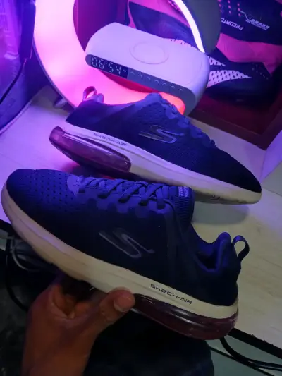 Zapatillas Skech-Air deportivas azul - miniatura 1
