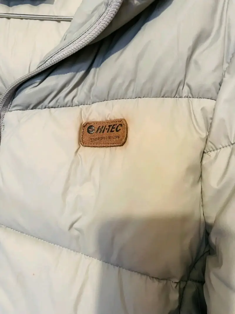 Chaqueta acolchada Hi-Tec gris con capucha - 3