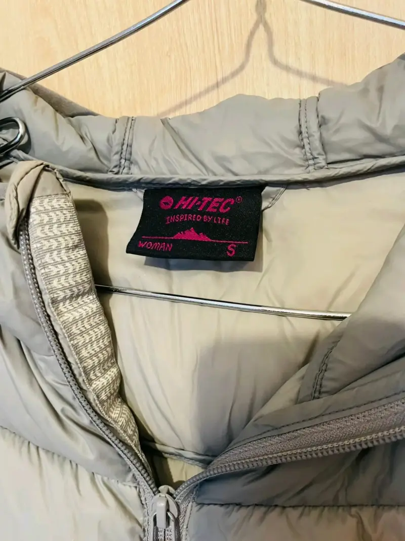 Chaqueta acolchada Hi-Tec gris con capucha - 5