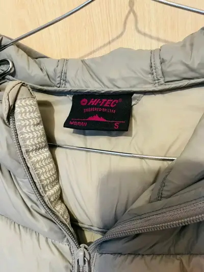 Chaqueta acolchada Hi-Tec gris con capucha - miniatura 5