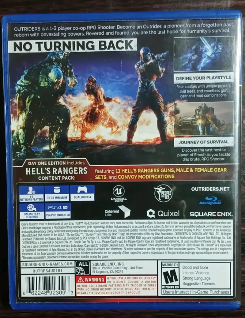 Outriders PS4 Day One Edition - 4