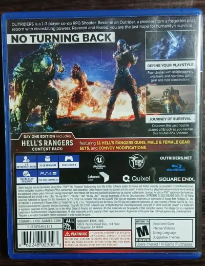 Outriders PS4 Day One Edition - miniatura 4