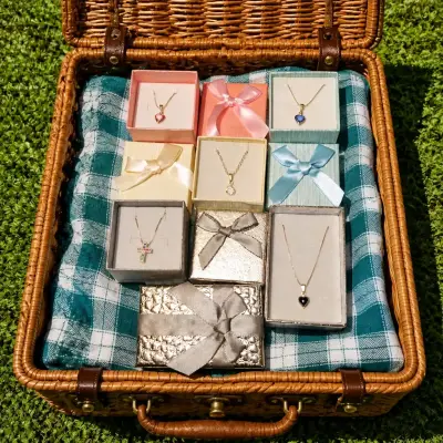 Set de collares con dijes variados - miniatura 1