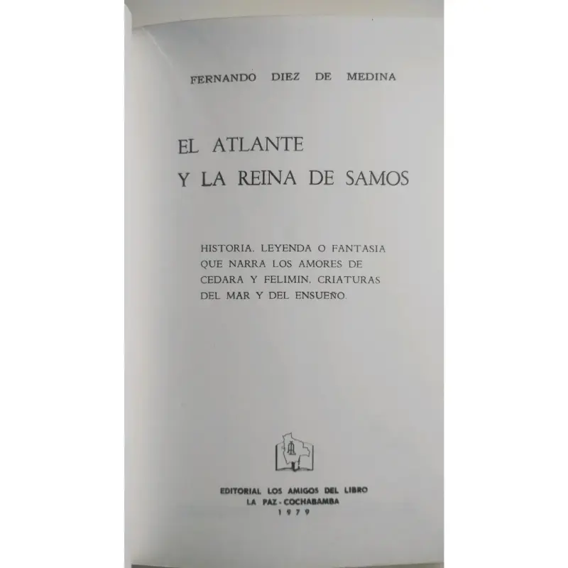 El Atlante y la Reina de Samos. Fernando Díez de M - 2