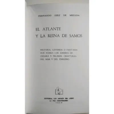 El Atlante y la Reina de Samos. Fernando Díez de M - miniatura 2