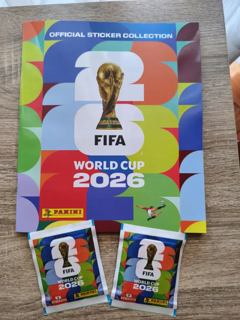 Álbum Panini Copa Mundial FIFA 2026 con sobres