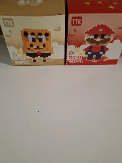 Lego Armable Bob Esponja Y Mario Bros - miniatura 1