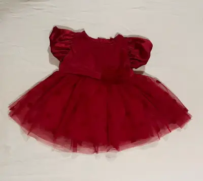Vestido rojo Limonada para bebé de 6 meses - miniatura 1