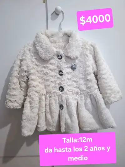 Abrigo infantil acolchado burdeos con capucha - miniatura 3