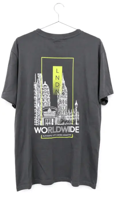 Polera gris Ufficiale talla L - miniatura 2