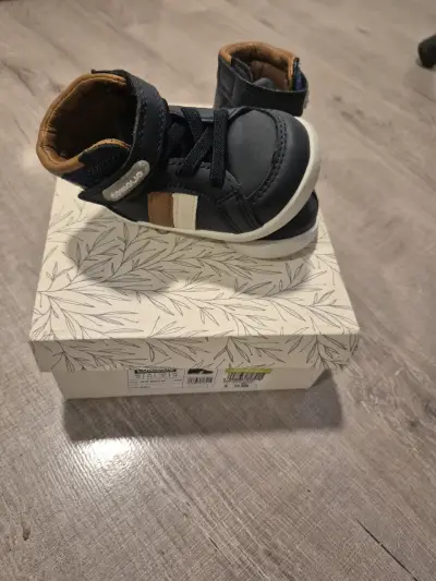 Zapatillas infantiles Coniglio azul y café - miniatura 2