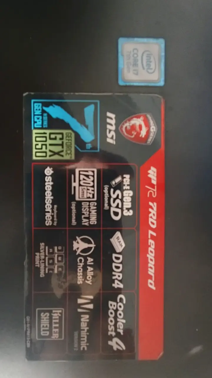 Notebook MSI Gaming Series i7 - 2