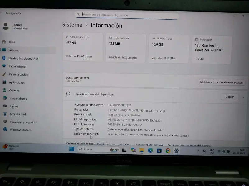 Laptop Dell Latitude 5440 i7 13th Gen - 1