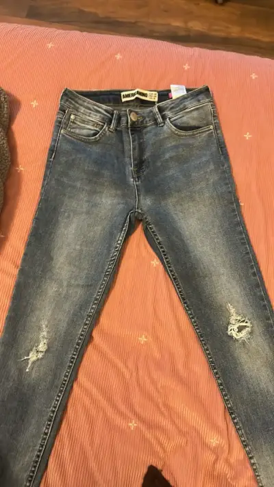 Jeans desgastados Americanino para mujer - miniatura 1