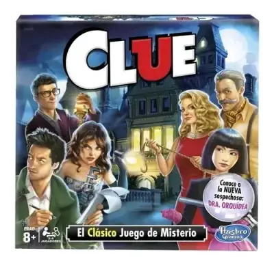 Juego de mesa Clue clásico de misterio - miniatura 1