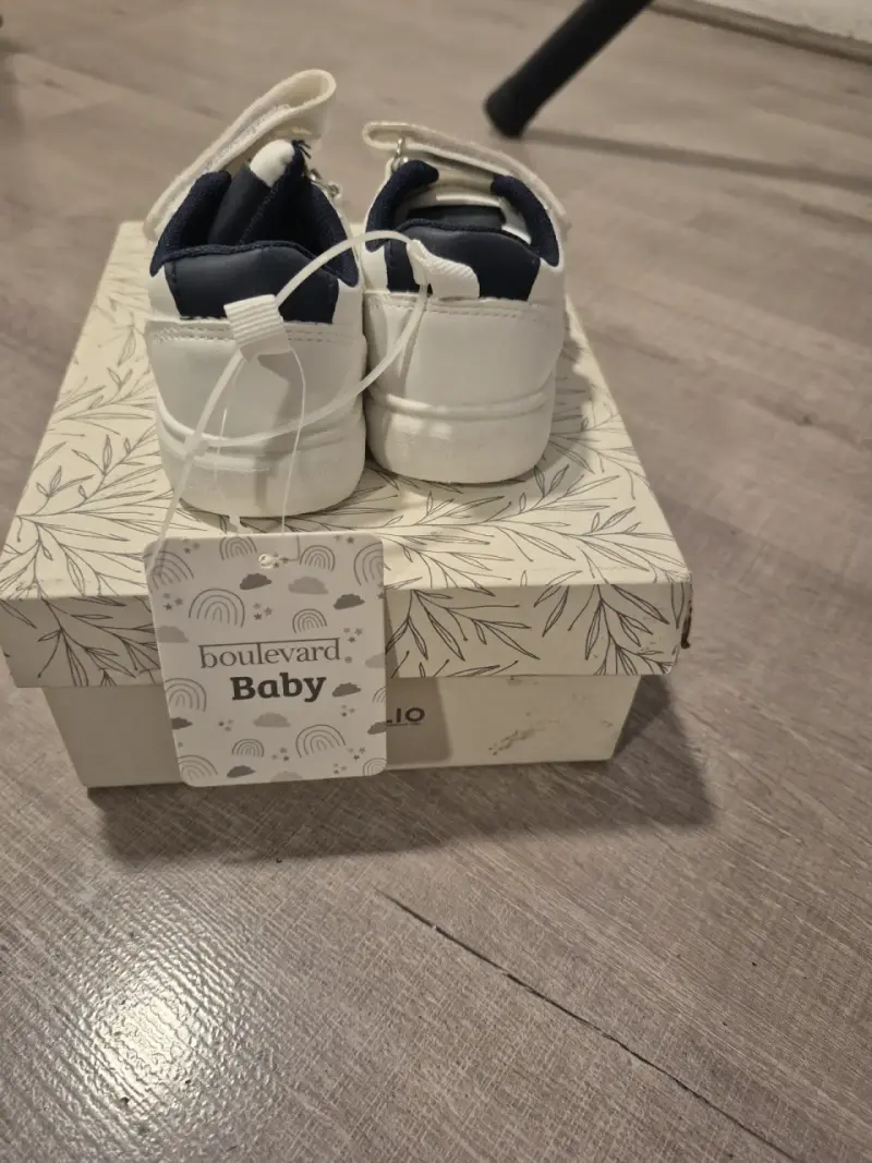 Zapatillas blancas para niños boulevard baby - 3