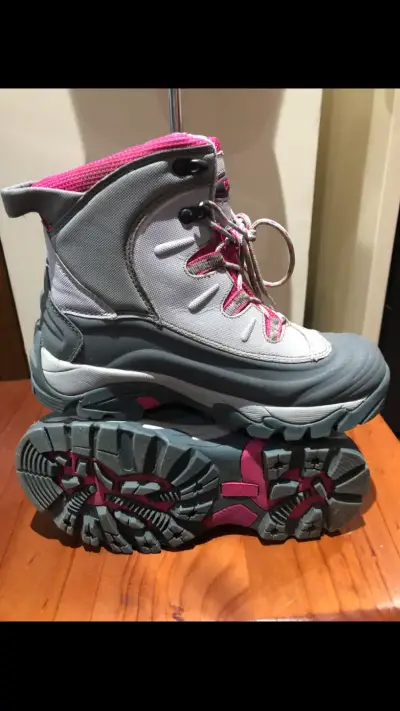 Botas de montaña CKY gris y rosado - miniatura 3