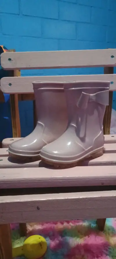 Botas de lluvia para niños con lazo - miniatura 1