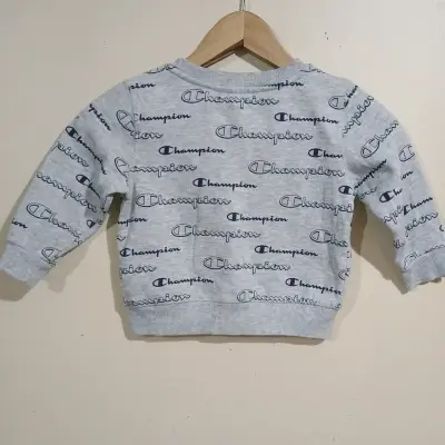 Polerón gris Champion para niños - miniatura 2