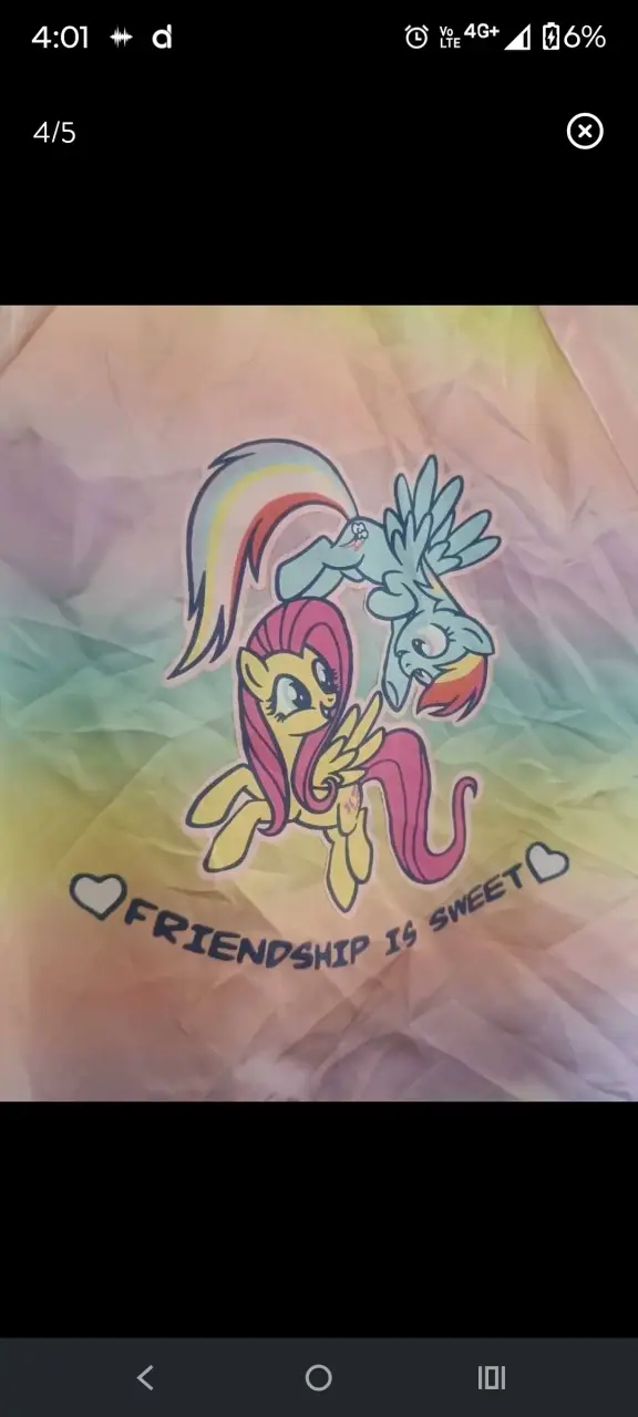 Chaqueta infantil arcoíris con unicornio - 4