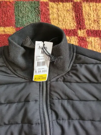 Chaqueta negra deportiva para hombre - miniatura 1