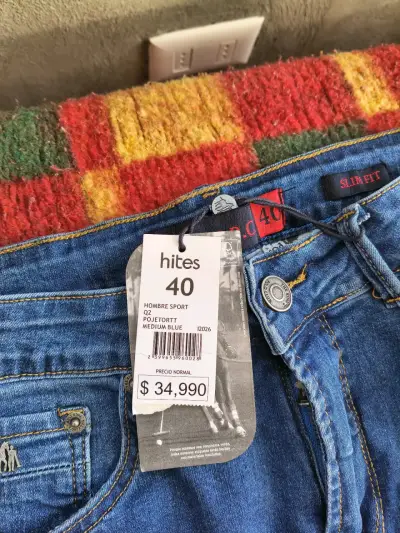 Jeans Hombre Sport Slim Fit Talla 40 - miniatura 1