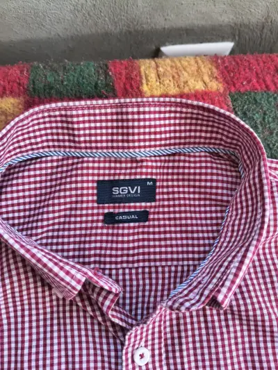 Camisa casual a cuadros SGVI talla M - miniatura 1