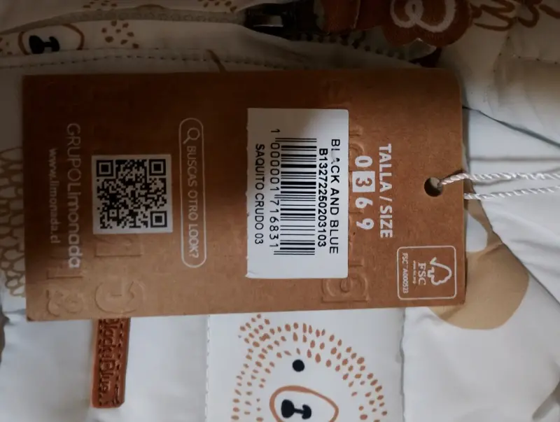 Osito de bebé 3-6 meses - 2